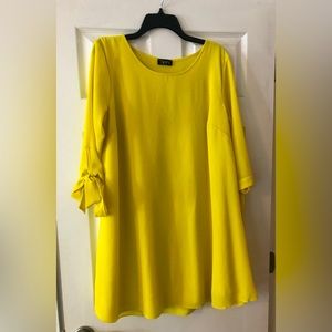 Bright Yellow Dress, Size 1X
